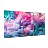Pastel Smoke Mega Glass Wall Art.